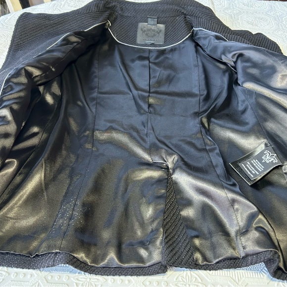 Mackage Black Wool Button Up Jacket Sz M EUC - Picture 7 of 13